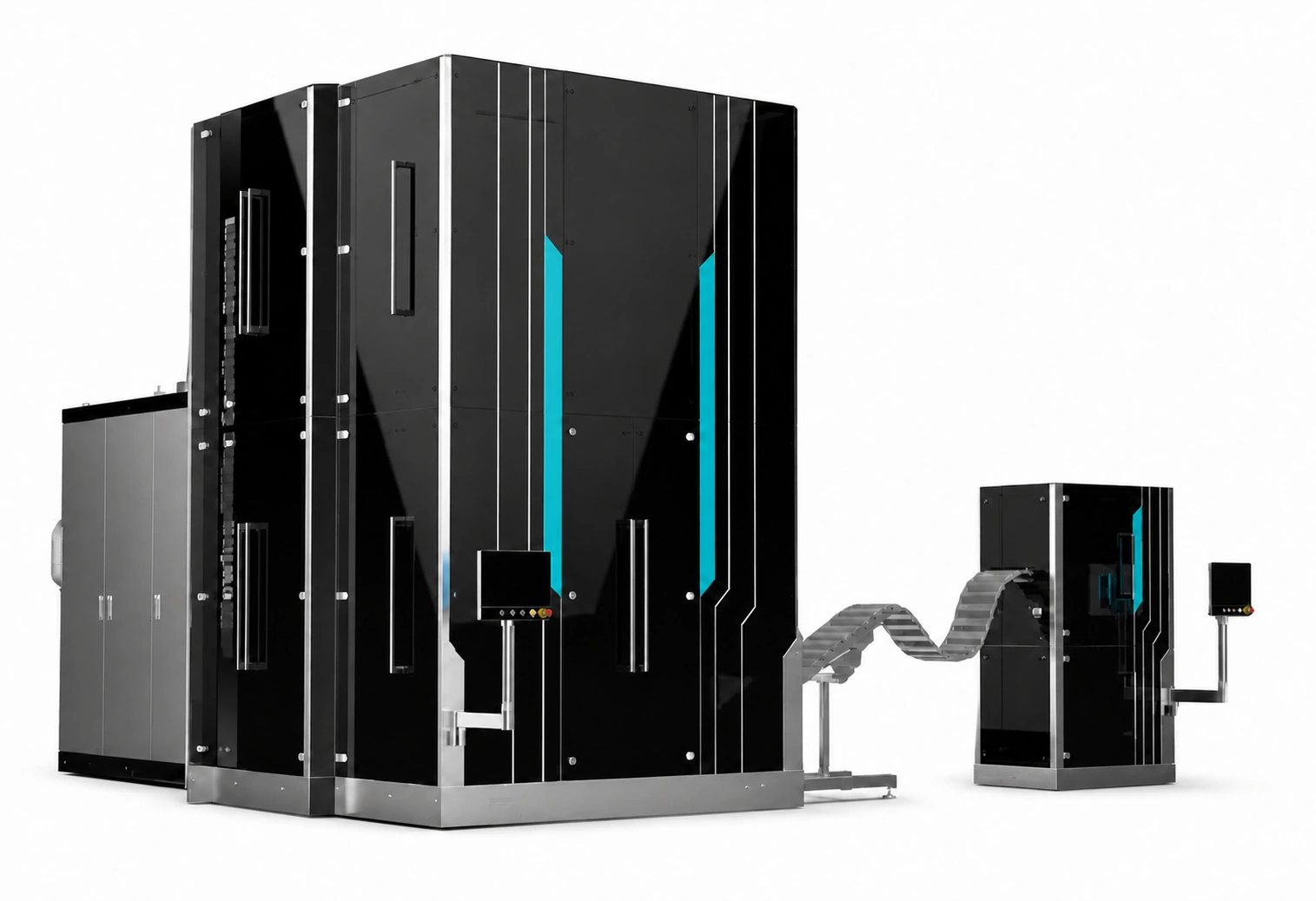 BFS manufacturing machine on a white background